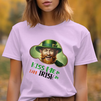 Kiss Me, jag är irländsk - Irish Folklore Fest T Shirt