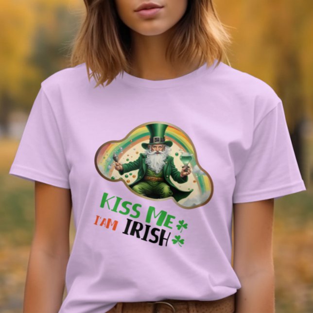 Kiss Me, jag är irländsk - Irish Step Dancing T Shirt (Skapare uppladdad)