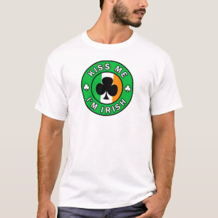 Kiss Me, jag är irländsk skjorta T Shirt