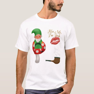 Kiss Me jag är irländsk T Shirt