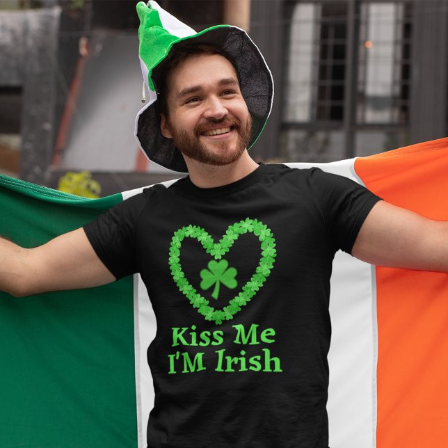 Kiss Me jag är irländsk T Shirt (Kiss Me I'm Irish T Shirt)