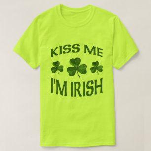 Kiss Me jag är irländsk T-shirt