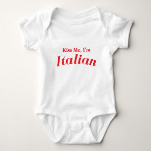 Kiss Me jag är italienare T Shirt