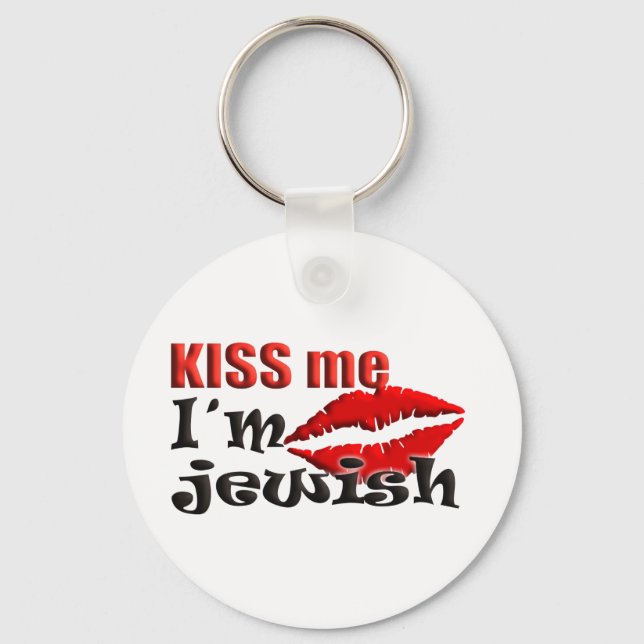 Kiss Me, jag är jude Nyckelring (Framsida)