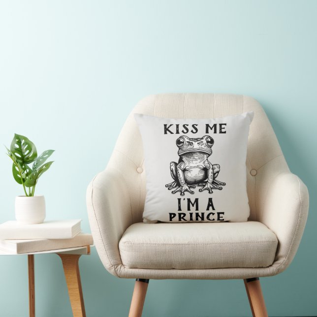Kiss Me jag är prins Dekorativ kudde (Stol)