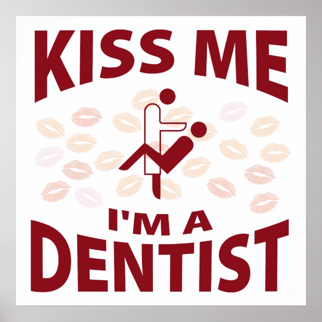 Kiss Me jag är tandläkare Poster (Framsidan)