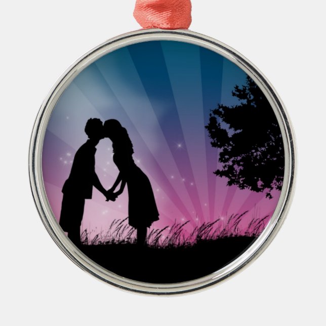 Kiss Me Julgransprydnad Metall (Framsidan)