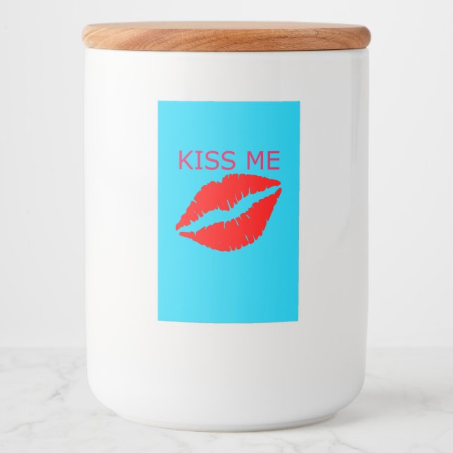 Kiss Me Mat Etikett (Framsida)