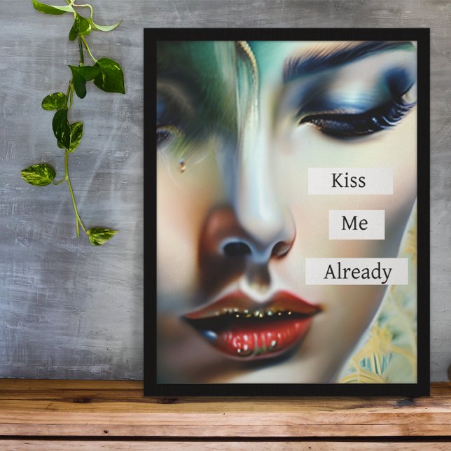 Kiss Me redan klar | Fantasy Etheral Art Fototryck (Skapare uppladdad)