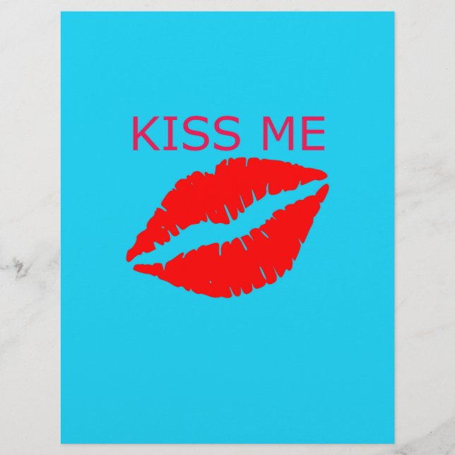 Kiss Me Reklamblad (Framsidan)