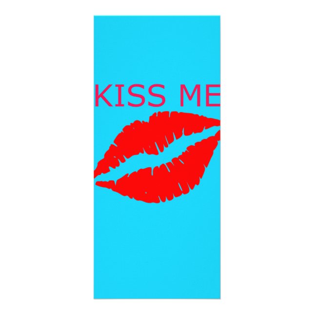 Kiss Me Reklamkort (Framsidan)