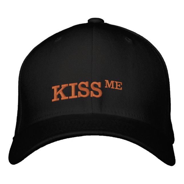KISS ME retro keps / Rolig fest trucker mössa (Framsida)