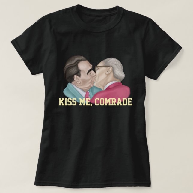 Kiss me t shirt (Design framsida)