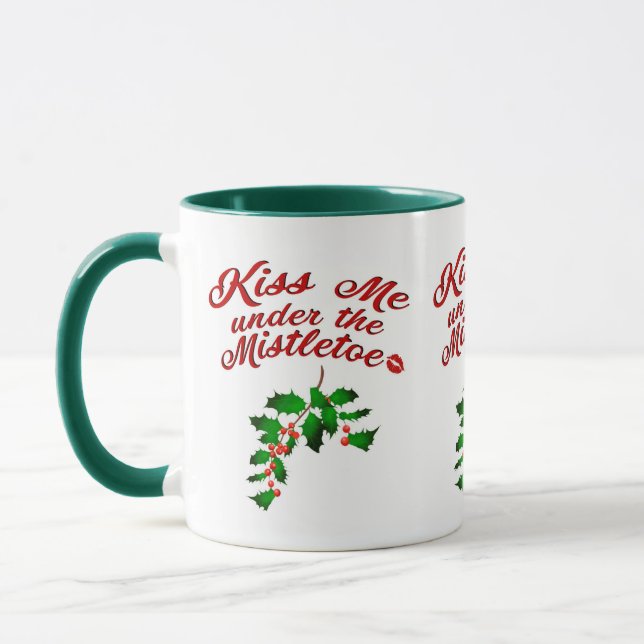 Kiss Me under Mistletoe Mugg (Vänster)