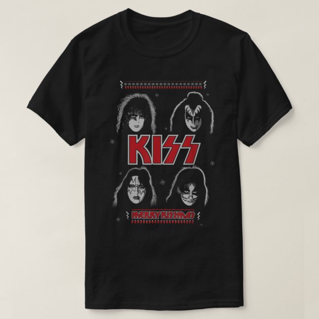 KISS Merry KISSmas T Shirt (Design framsida)