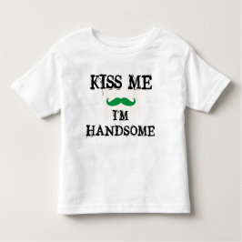 KISS MIG JAG ÄR HANDSOME Småbarn Shirt ST. PATRICK T-shirt