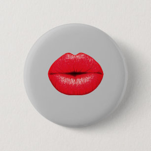KISS mig LÄPPAR Red mouth Knapp