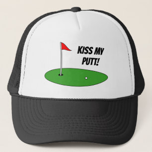 Kiss min kitt, rolig sporthatt för golfer keps