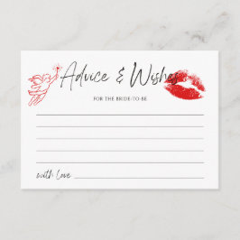 Kiss Miss AdjAdjö Bachelorette Advice & Önskemål Tilläggskort