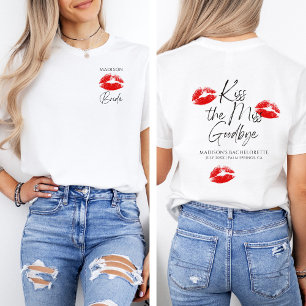 Kiss Miss AdjAdjö Bride Personalizable T Shirt