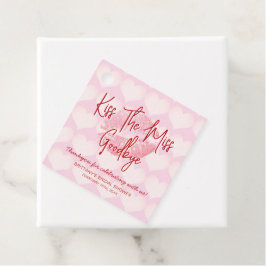 Kiss Miss AdjandeValentines Möhippa Gåvor Etiketter