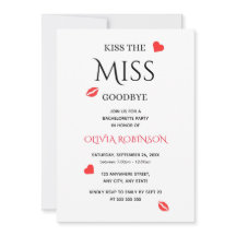 Kiss Miss Adjö Bachelorette Party