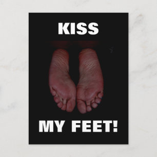 KISS MITT FOT! VYKORT