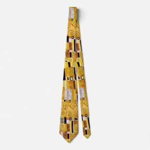 Kiss Mönster av Gustav Klimt, Art nouveau Slips