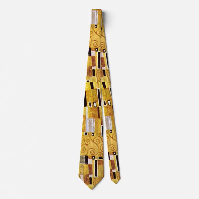 Kiss Mönster av Gustav Klimt, Art nouveau Slips (Framsida)