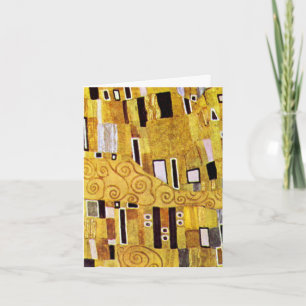 Kiss Mönster av Gustav Klimt, Art nouveau Tack Kort
