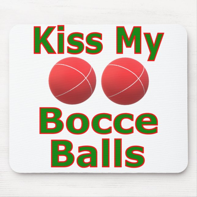 Kiss My Bocce Bollar Musmatta (Framsidan)