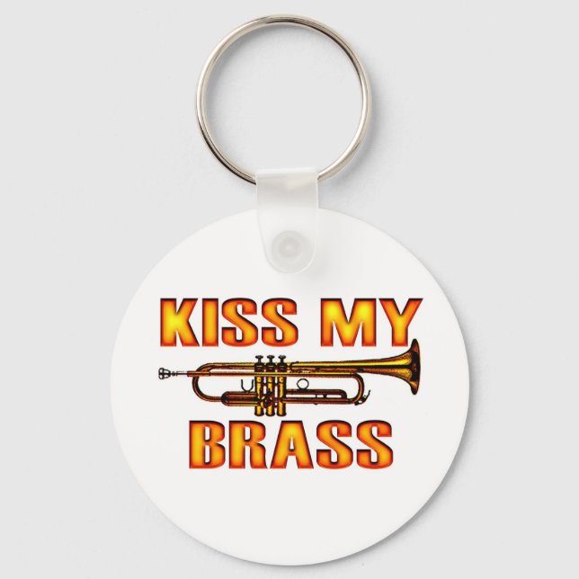 Kiss My Brass Nyckelring (Framsida)