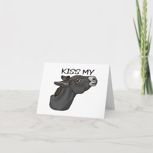 Kiss My.. Burro Kort (Framsida)