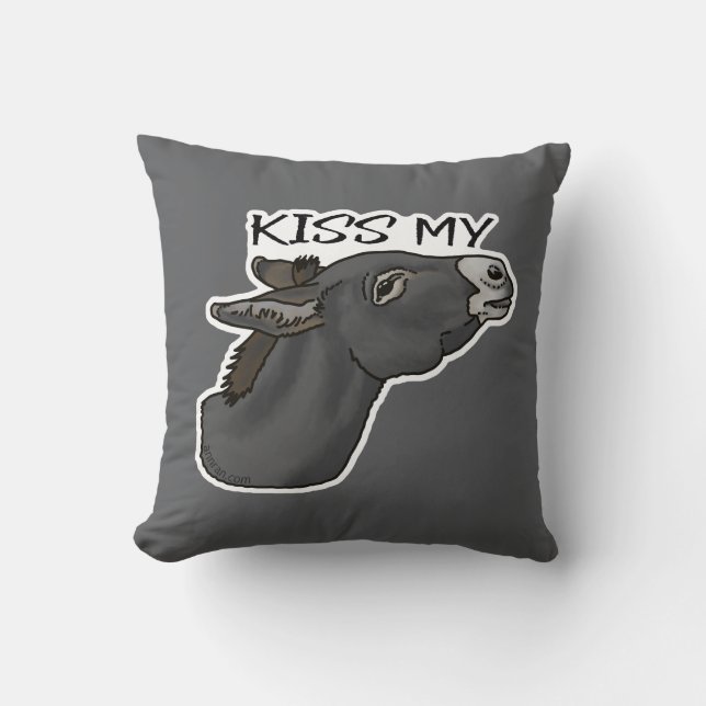 Kiss My.. Burro Kudde (Framsida)