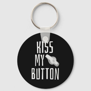 Kiss My Button Matar Tube Awareness Tubie G-tube Nyckelring