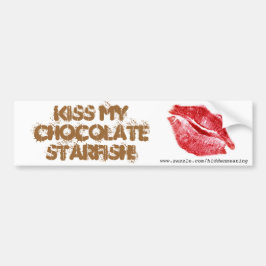 KISS MY CHOCOLATE STARFISH Bildekal