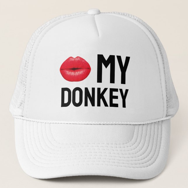 Kiss My Donkey Keps (Framsida)