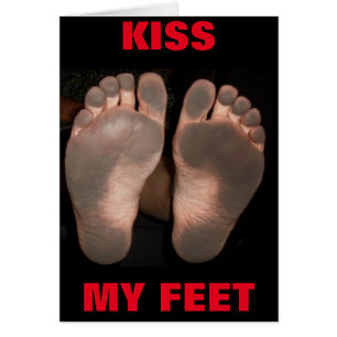 KISS MY FOEET HÄLSNINGSKORT