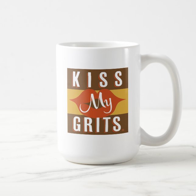 Kiss My Grits Kaffemugg (Höger)