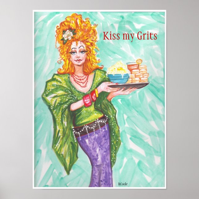 Kiss my Grits Poster (Framsidan)