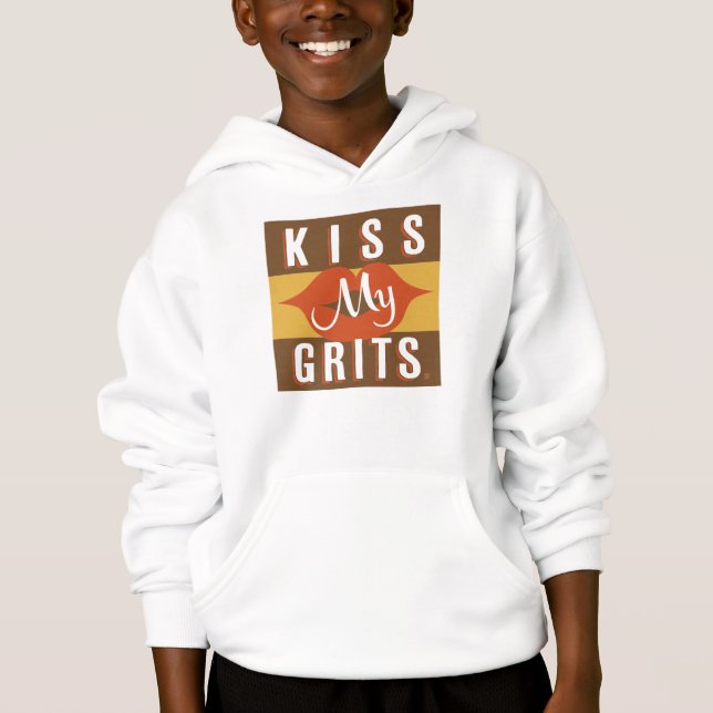 Kiss My Grits T Shirt (Framsida)