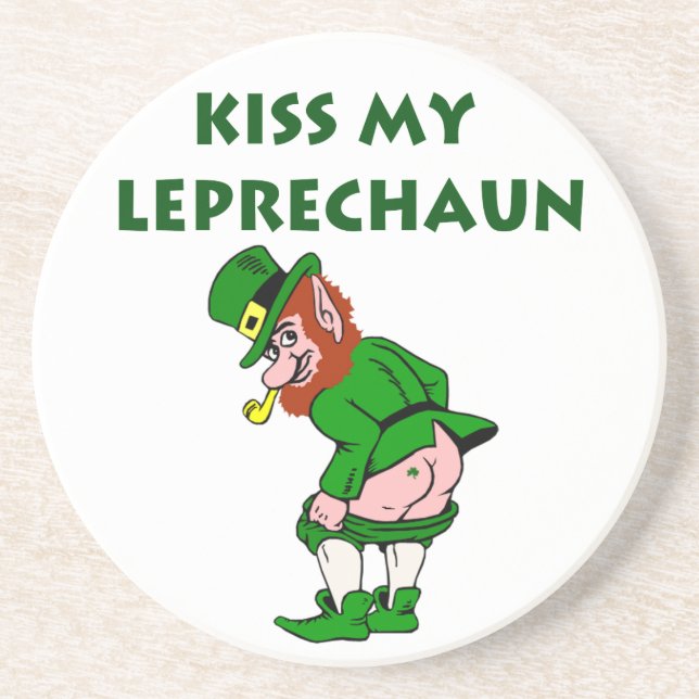 Kiss My Leprechaun Underlägg (Framsidan)
