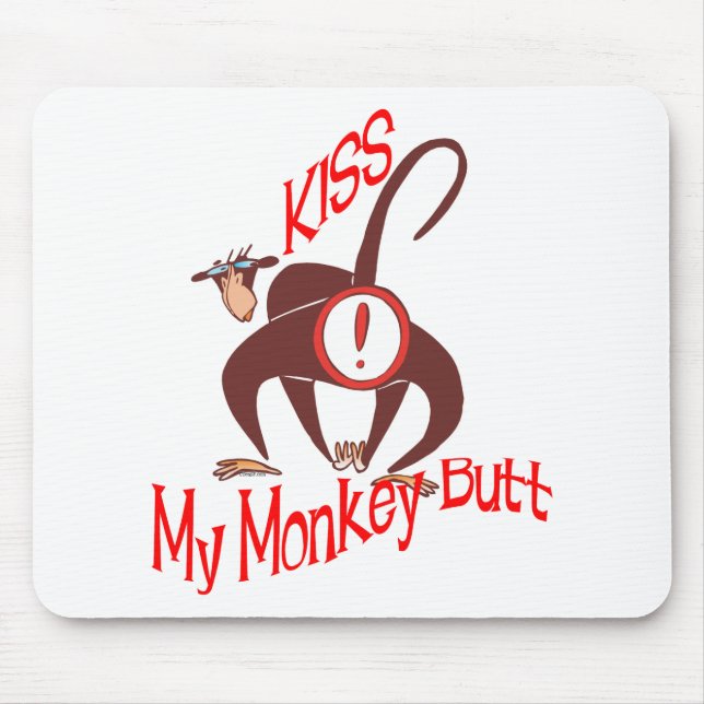 Kiss my Monkey Butt Musmatta (Framsidan)