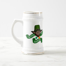 Kiss my shamrocks och leprechaun sejdel