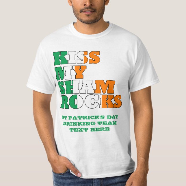 Kiss My Shamrocks Tee (Framsida)