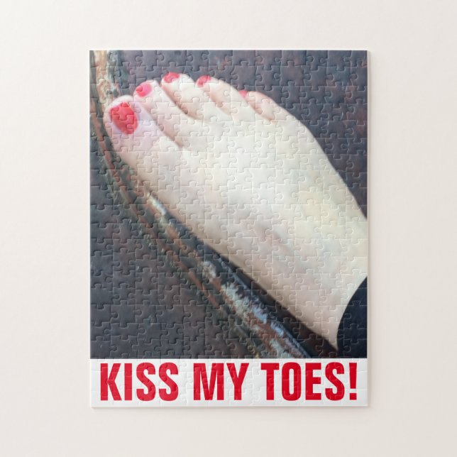 KISS MY TOES PUSSEL (Vertikal)
