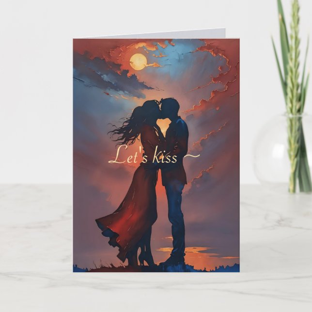 KISS OCH GÖR ETT SORRYKORT TACK KORT (Framsida)