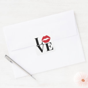 Kiss of Love: Red Lips Edition Klistermärken