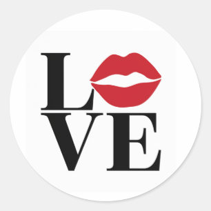 Kiss of Love: Red Lips Edition Klistermärken