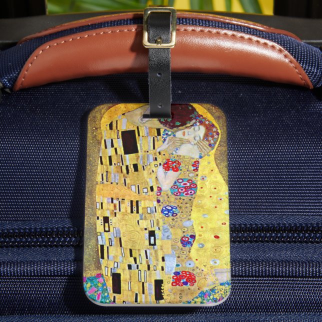 Kiss (original Der Kuss) av Gustav Klimt Bagagebricka (Framsida Insitu 2)
